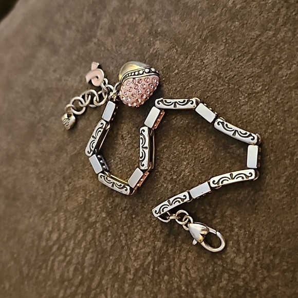 BRIGHTON Silver Plated Power of the Pink Breast Cancer Awareness Bracelet - Picture 10 of 10